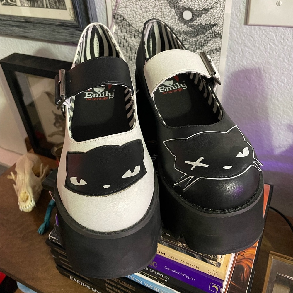 Emily the Strange Mary Jane Platforms